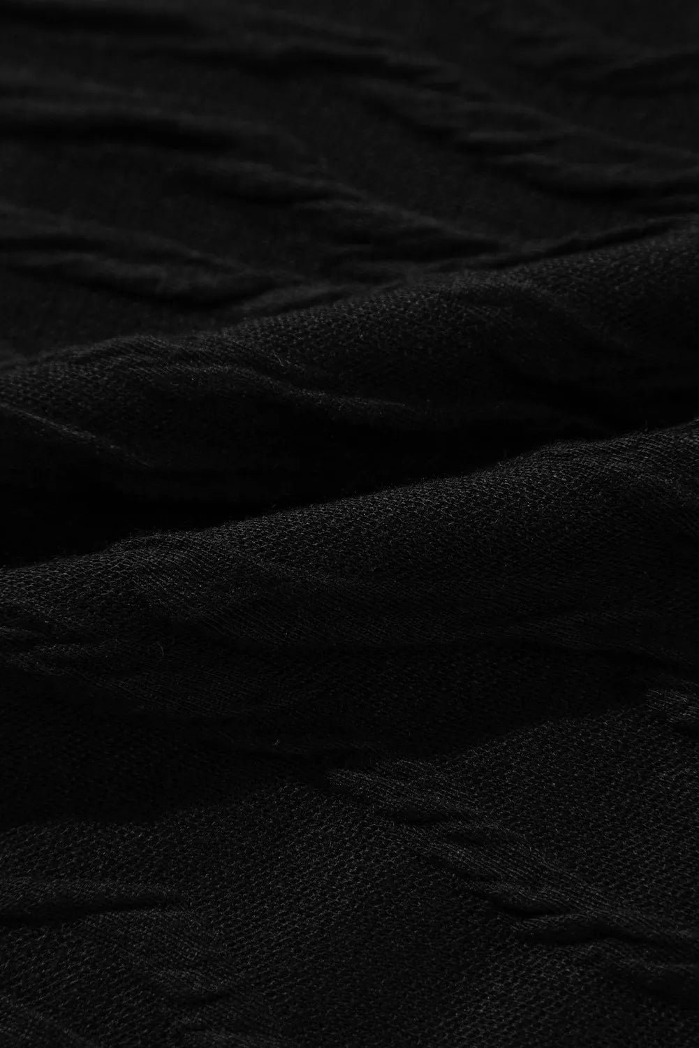 Textured Long Sleeve Blouse